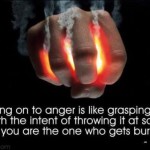 Holding onto anger