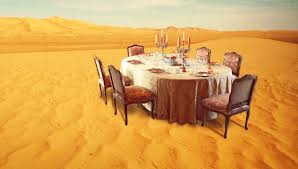 Desert Dining? A prayer…?