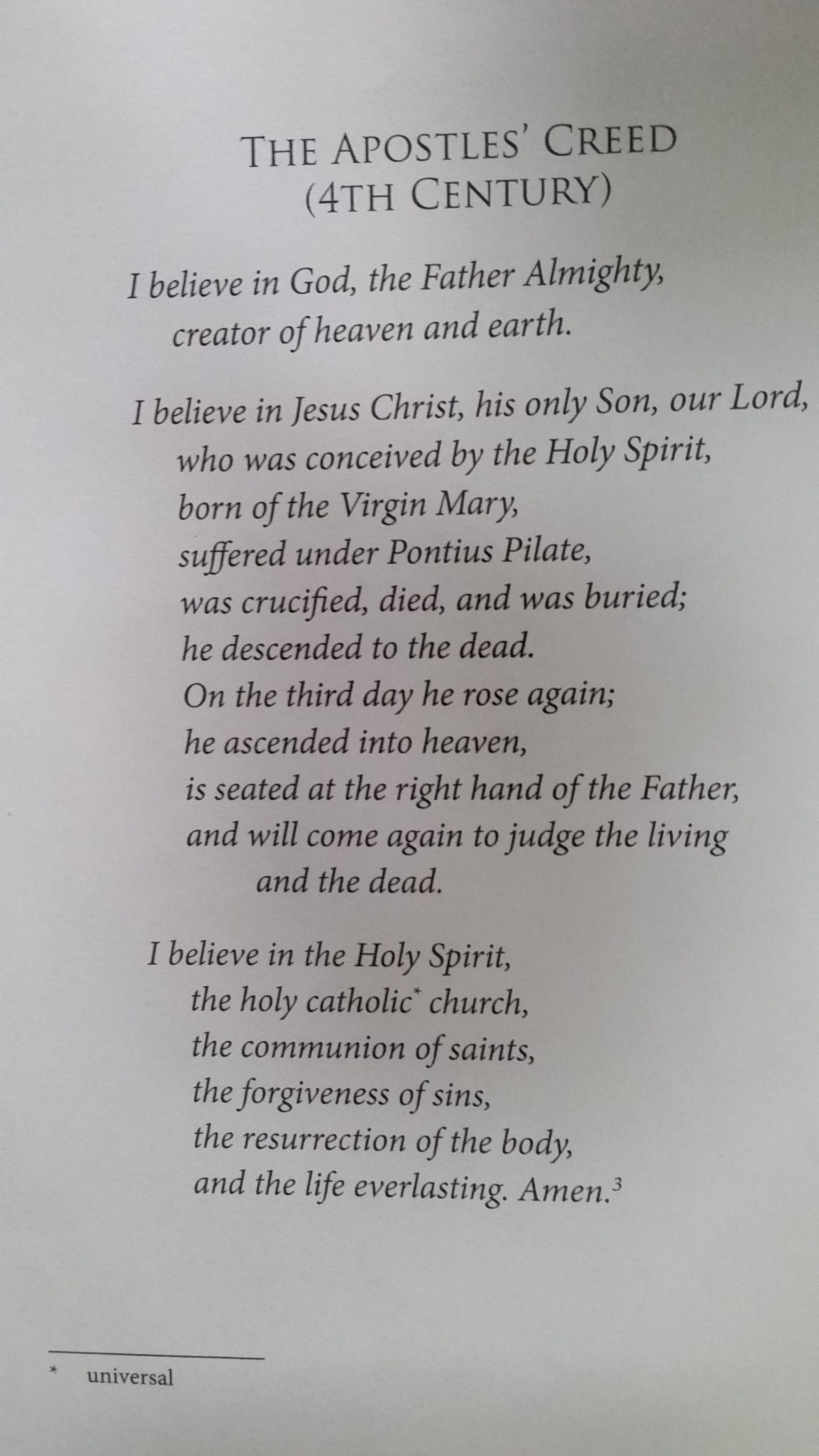 The Apostles’ Creed – Sunday May 14th Trinity Church, Newport at 9am “#2 – Jesus Christ” The Reverend Alan Neale