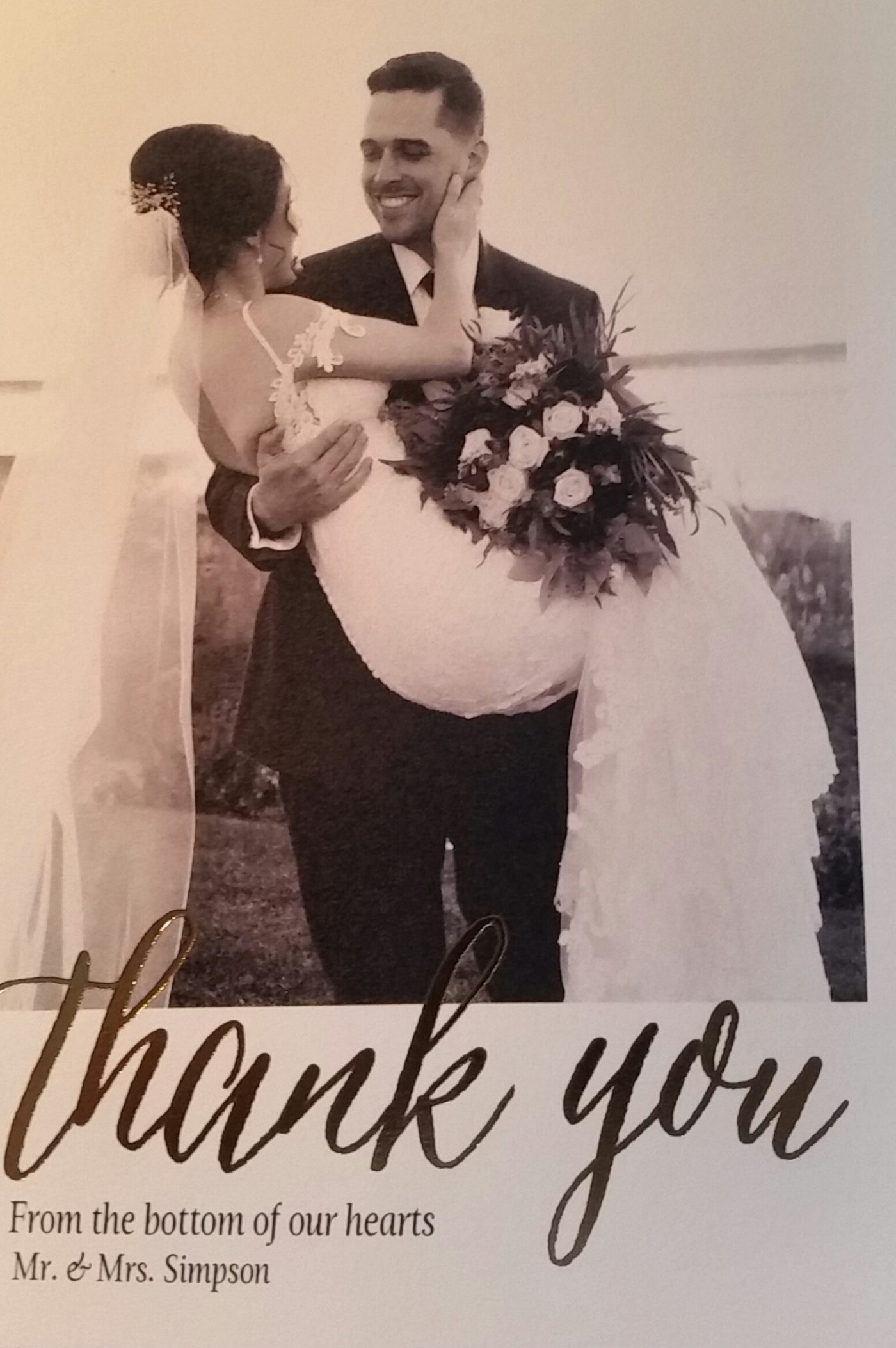A Thank You Note to a Grateful Officiant!