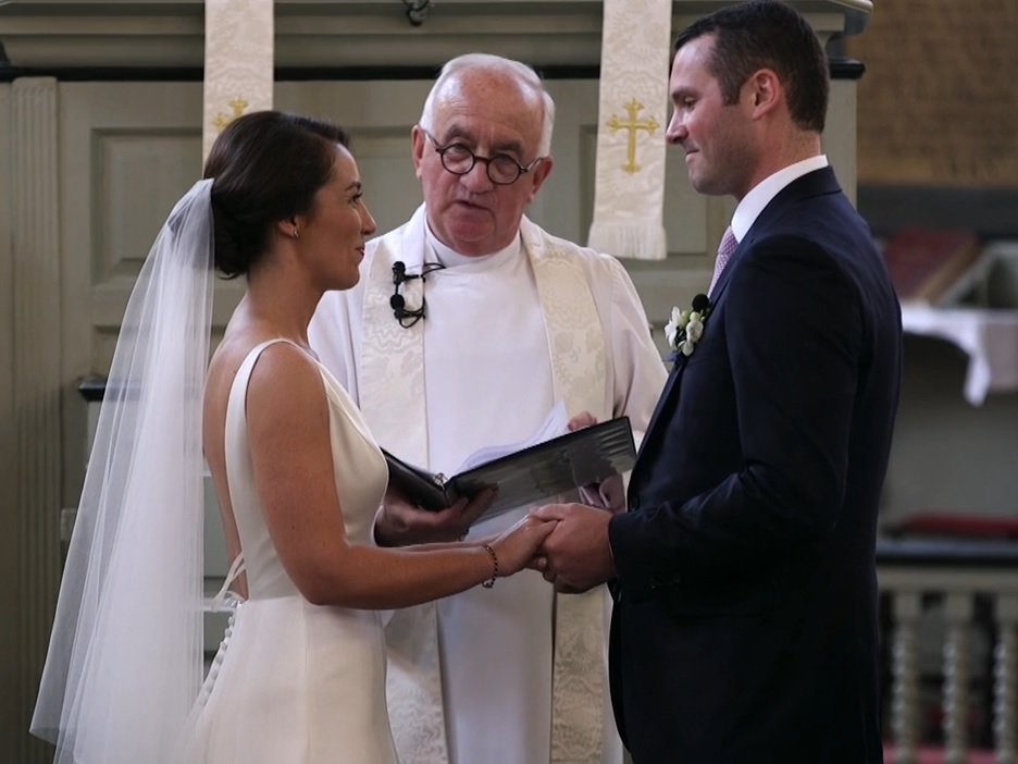 Wedding of Dana & Zeke – May 27 2018. Trinity Church and Reception at the Bohlin!