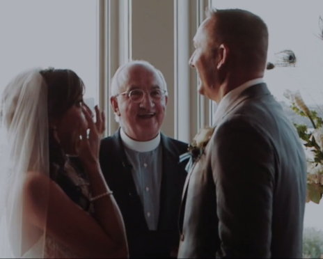 Newport/Oceancliff Wedding – John & Leslie; Alan Neale Officiant